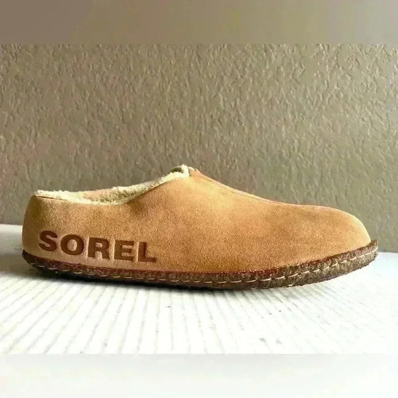 Sorel Slippers Youth US 3 Brown Lanner Ridge Suede II Shoes Kids - Picture 4 of 8